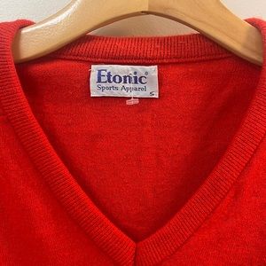 Vintage snap on sweater